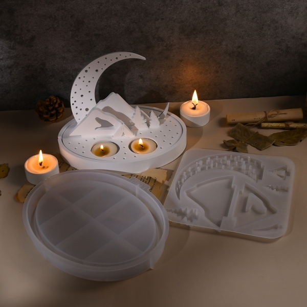 LEQU camping assembled candle holder mold - Image 7