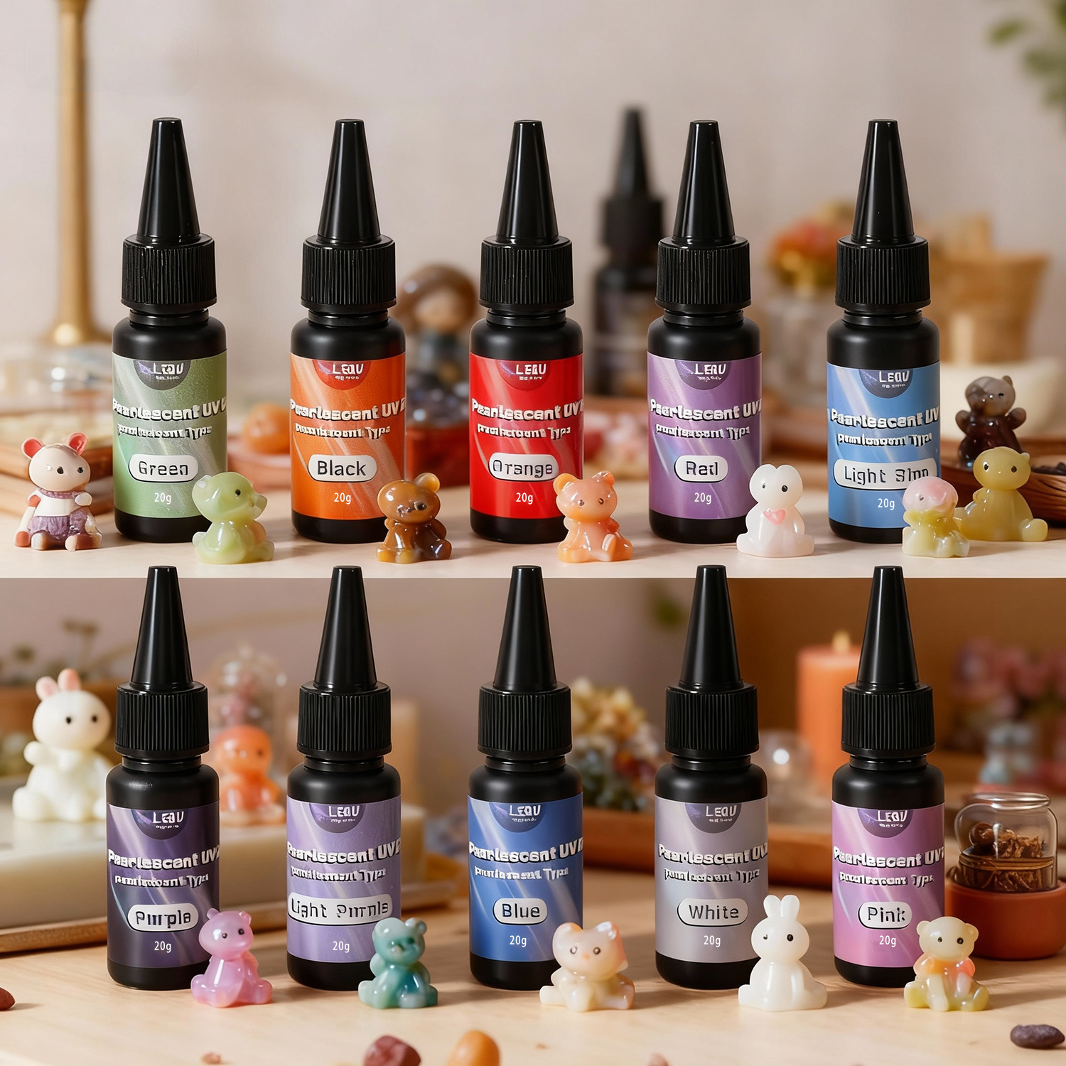 10-Color Pearl UV Resin - Image 4