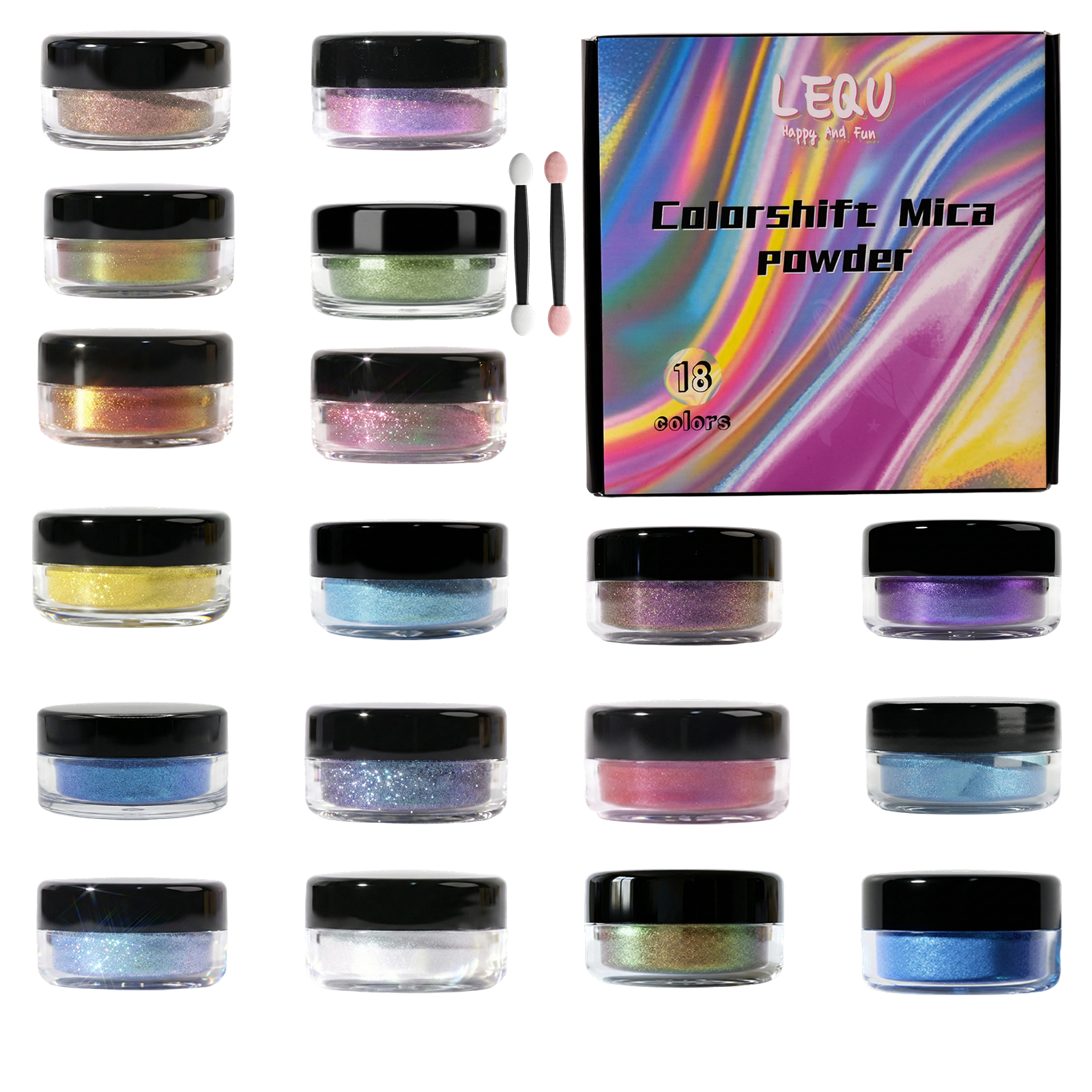 18-color mica powder