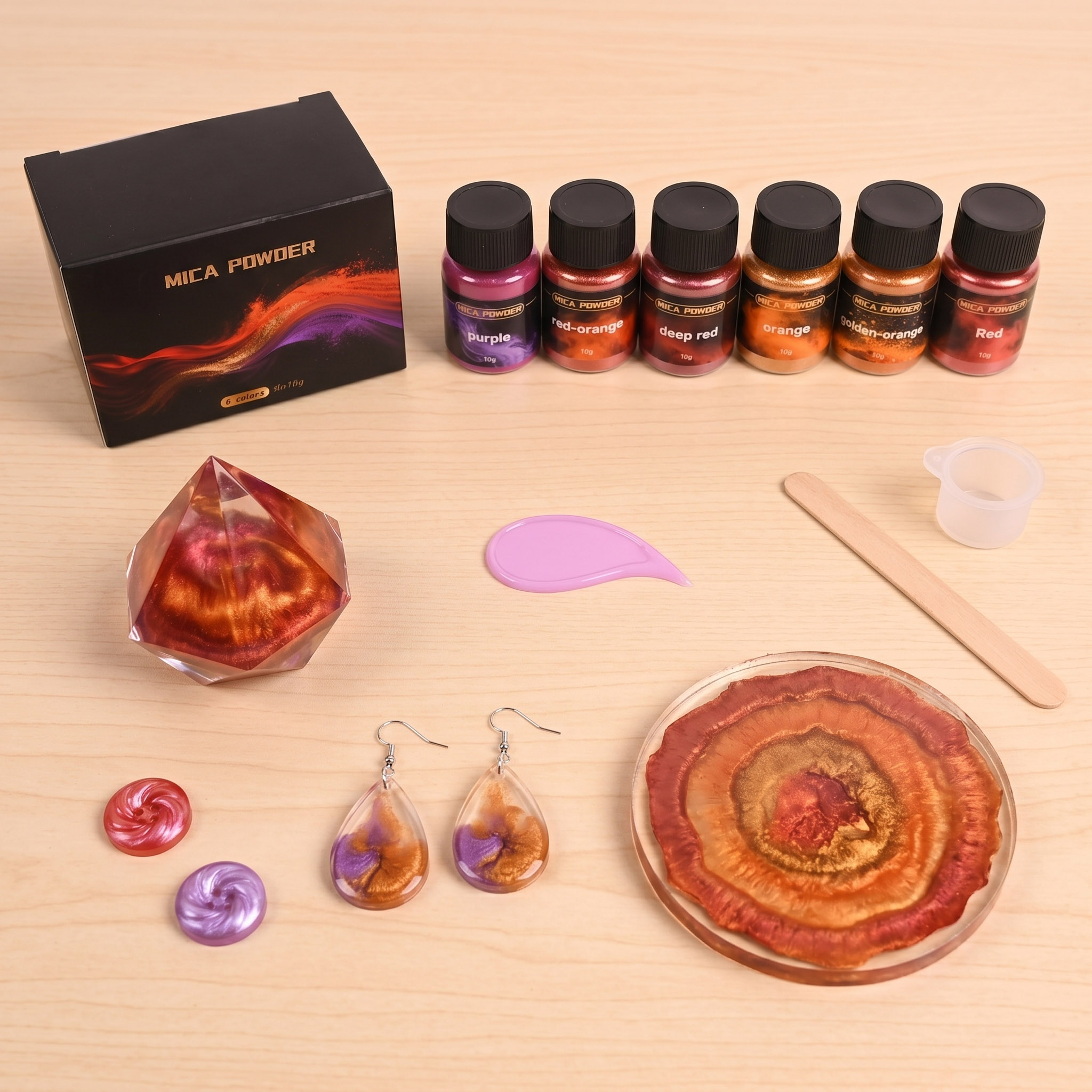 Mica Powder Set