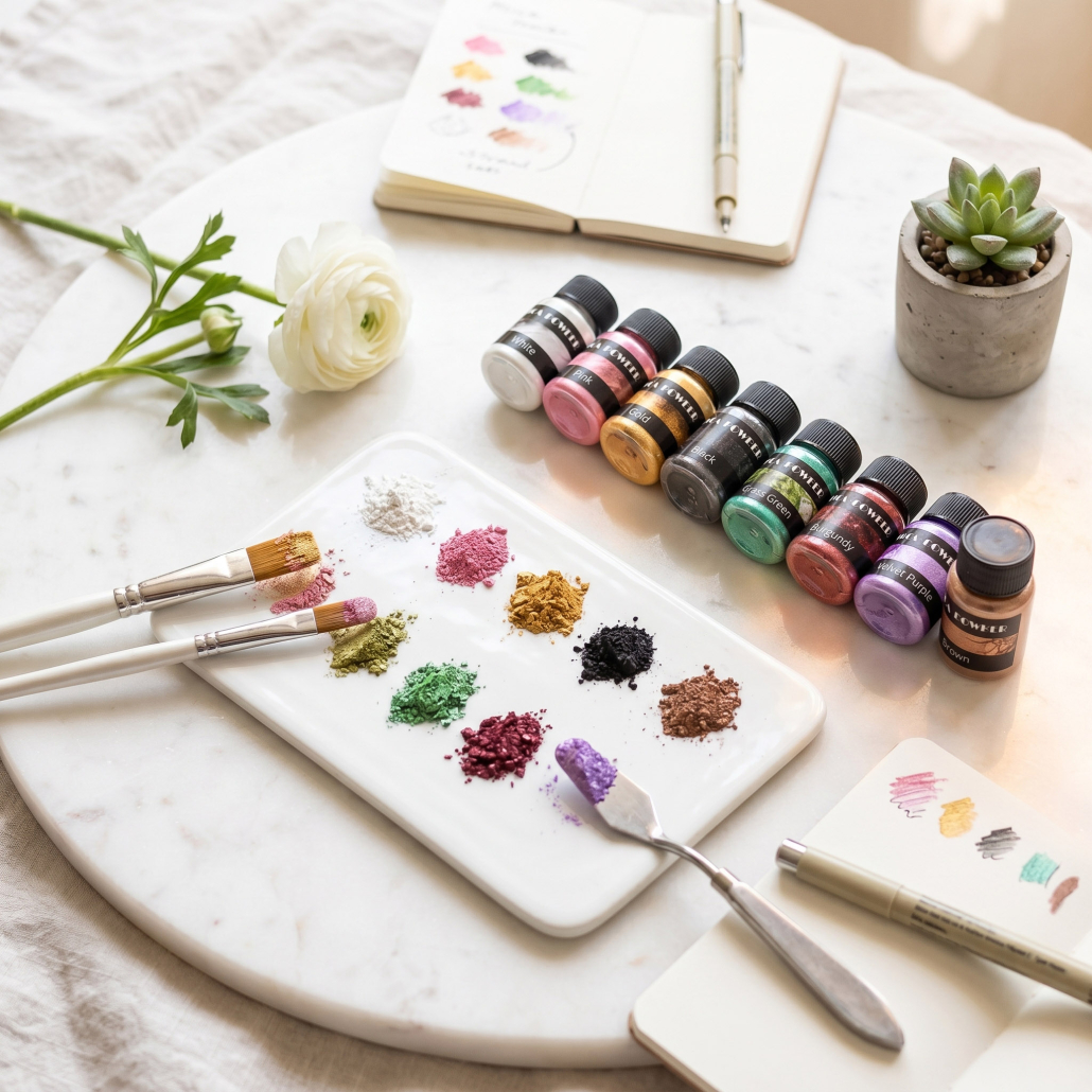 Mica Powder Set