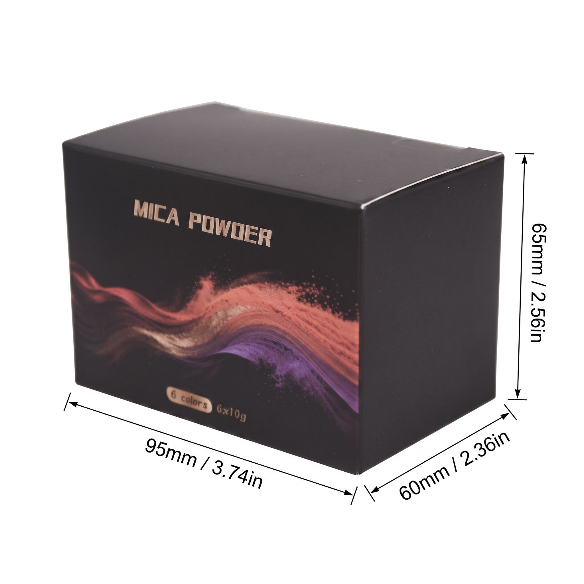 6 Colors Mica Powder Set - Image 9